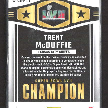 2023 Panini Donruss Champ Is Here Trent McDuffie #CIH-11