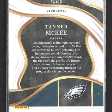 2024 Panini Select Tanner McKee #218 Club Level RC