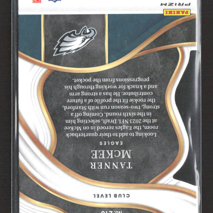 2024 Panini Select Prizm Tanner McKee #218 Club Level RC