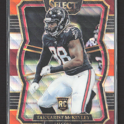 2018 Panini Select Premier Level Prizm Takkarist McKinley #115 RC 033/149