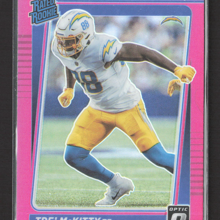 2021 Panini Donruss Optic Prizm Tre' McKitty #284 Pink