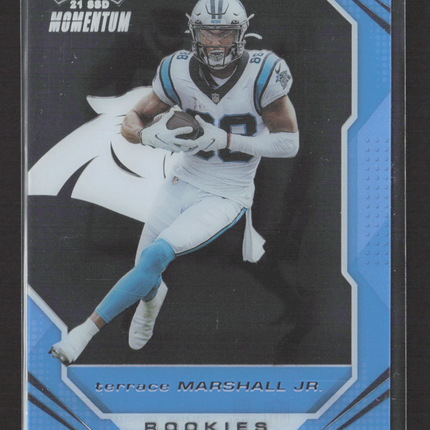 2022 Panini Chronicles Playoff Momentum Terrace Marshall Jr. #PMR-19 Blue