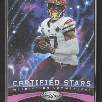 2023 Panini Certified Certified Stars Terry McLaurin #CS-9 Purple 013/199