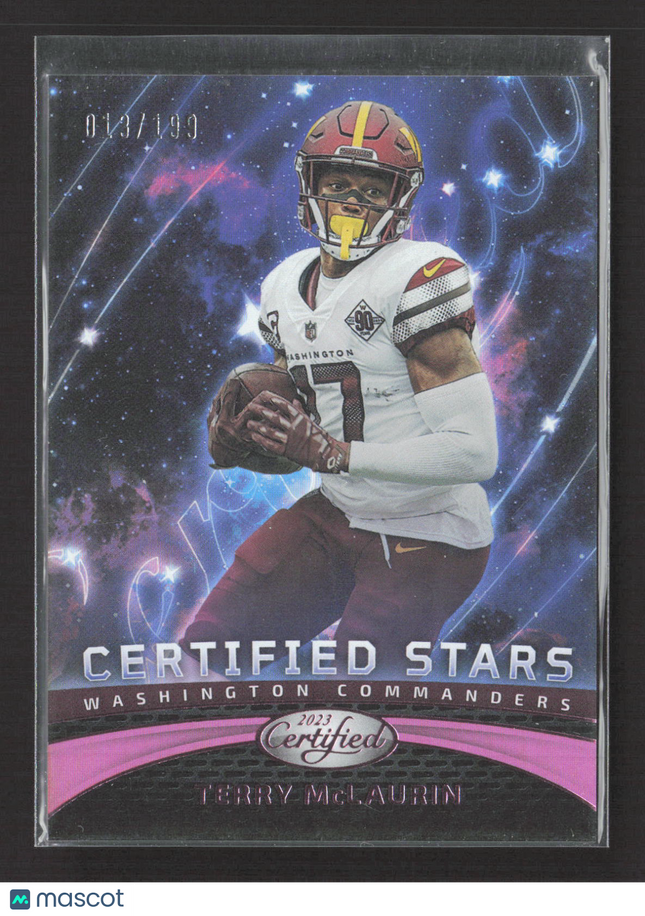 2023 Panini Certified Certified Stars Terry McLaurin #CS-9 Purple 013/199