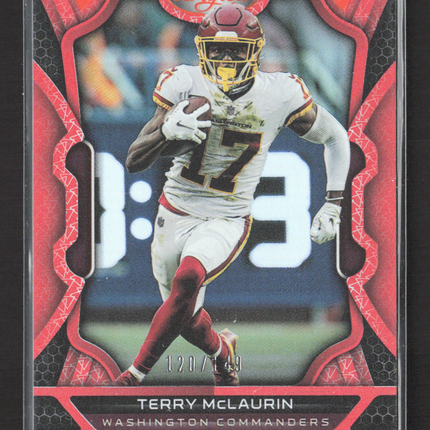 2022 Panini Certified Terry McLaurin #100 Red 120/149