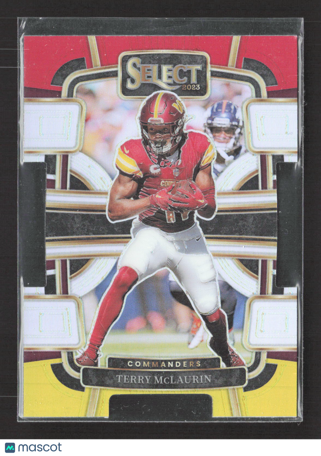 2024 Panini Select Concourse Terry McLaurin #99 Prizm Red Yellow