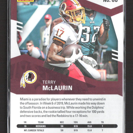 2020 Panini Donruss Elite Terry McLaurin #60 Pink