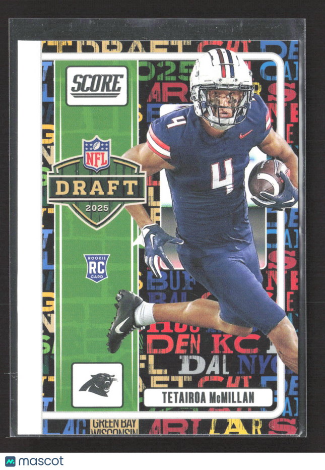 2025 Panini Score Football Tetairoa McMillan #1 RC