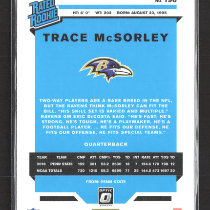 2019 Panini Donruss Optic Trace McSorley #196