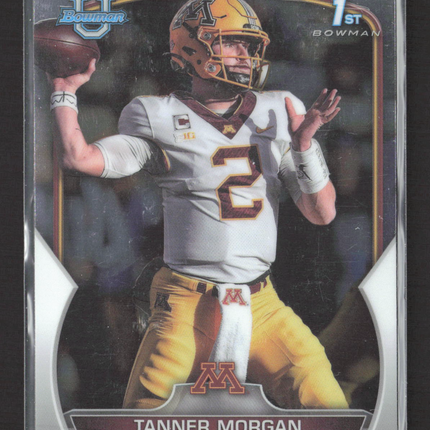 2022 Bowman University Tanner Morgan #11 1st Bowman