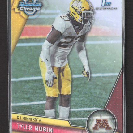 2023 Bowman University Chrome Tyler Nubin #123 Refractor 1st Bowman