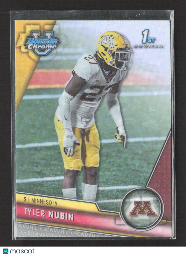 2023 Bowman University Chrome Tyler Nubin #123 Refractor 1st Bowman