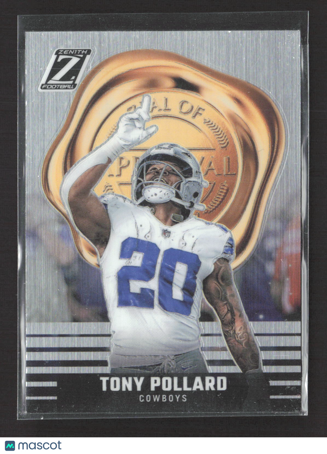 2023 Panini Zenith Football Zeal of Approval Tony Pollard #11