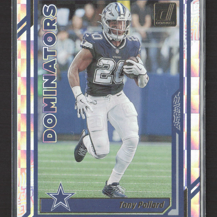2023 Panini Donruss Dominators Tony Pollard #D-21 Holo