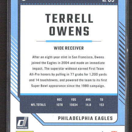 2024 Panini Donruss Football Terrell Owens #65 no name holo