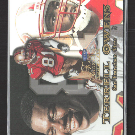 1999 Fleer Flair Showcase Terrell Owens #146 Row 3