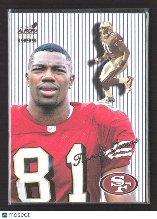 1999 Pacific Aurora Terrell Owens #128