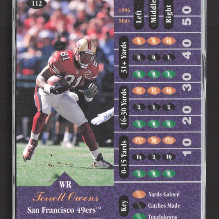 1997 Pinnacle Zenith Terrell Owens #112