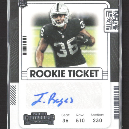 2021 Panini Contenders Rookie Ticket Trey Ragas #286 auto RC