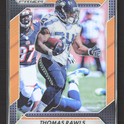 2016 Panini Prizm Thomas Rawls #5 Orange