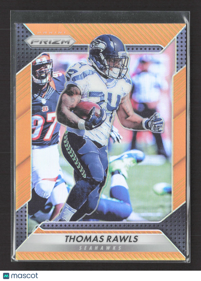 2016 Panini Prizm Thomas Rawls #5 Orange