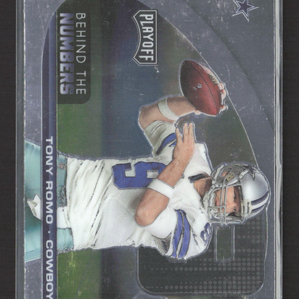 2021 Panini Playoff Behind the Numbers Tony Romo #BTN-TRO