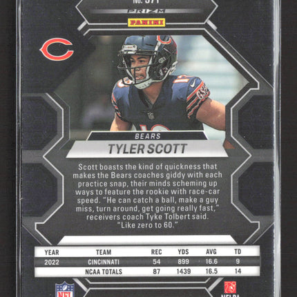 2023 Panini Mosaic Prizm Tyler Scott #371 Silver RC