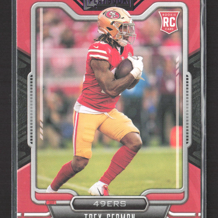 2021 Panini Playbook Trey Sermon #126 RC