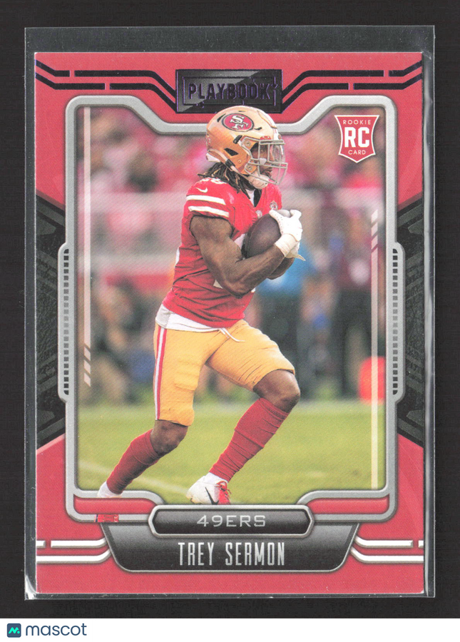 2021 Panini Playbook Trey Sermon #126 RC