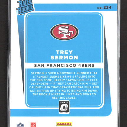 2021 Panini Donruss Optic Trey Sermon #224