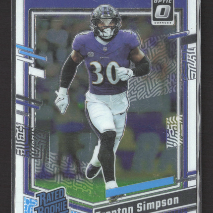 2023 Panini Donruss Optic Trenton Simpson #209