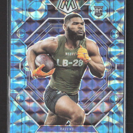 2023 Panini Mosaic Prizm Trenton Simpson #367 Blue Reactive RC