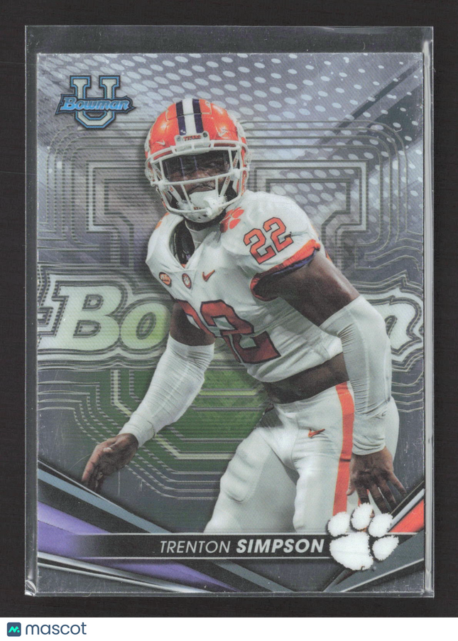 2022 Bowman University Trenton Simpson #34