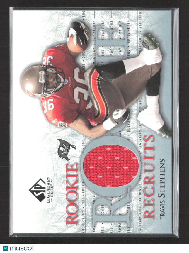 2002 Upper Deck SP Legendary Cuts Rookie Recruits Travis Stephens #RR-TS Jersey