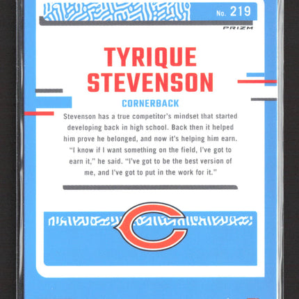 2023 Panini Donruss Optic Tyrique Stevenson #219 holo