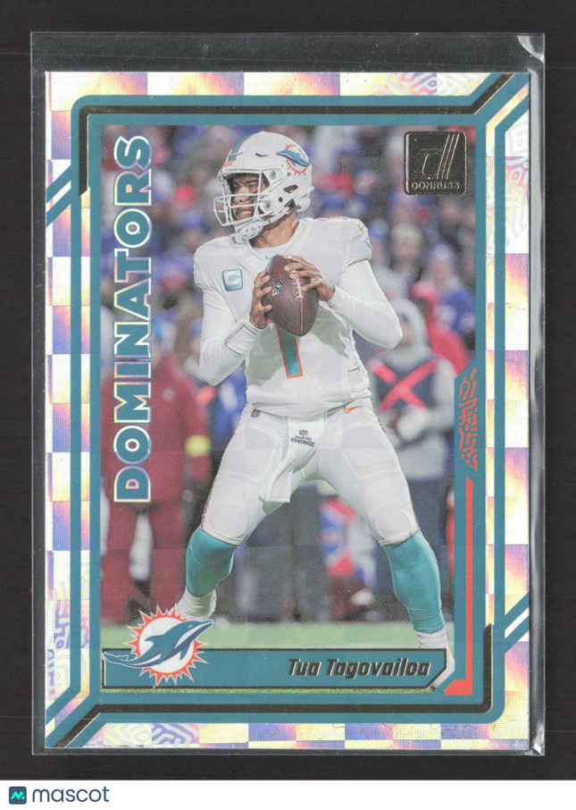 2023 Panini Donruss Dominators Tua Tagovailoa #D-13 Holo