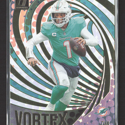 2023 Panini Donruss Vortex Tua Tagovailoa #VOR-7