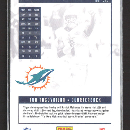 2021 Panini Chronicles Luminance Tua Tagovailoa #202 RC