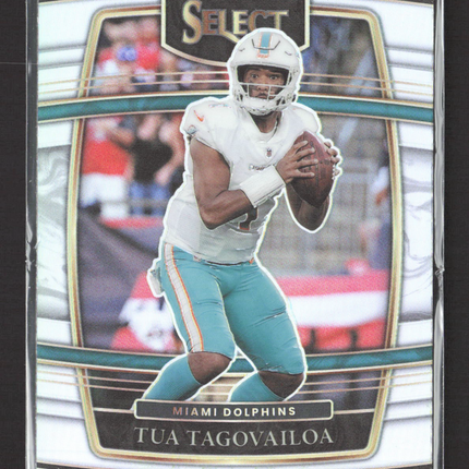 2022 Panini Select Prizm Concourse Tua Tagovailoa #22 silver