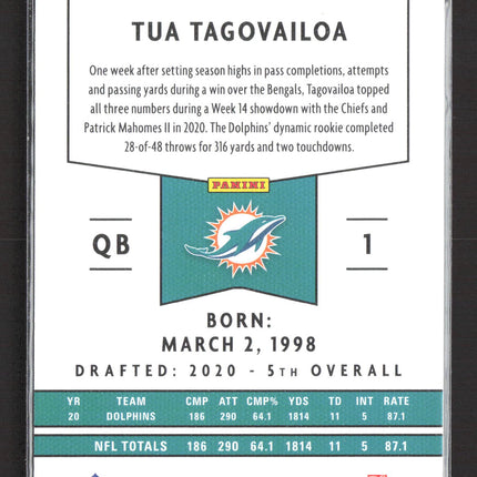 2021 Panini Chronicles Panini Football Tua Tagovailoa #PA-2 RC