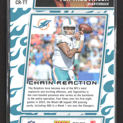 2023 Panini Donruss Optic Chain Reaction Tua Tagovailoa #CR-TT silver