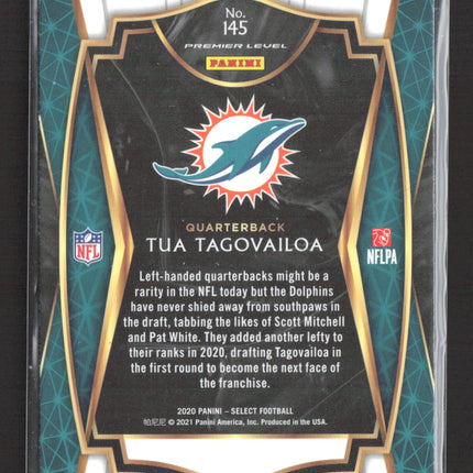 2021 Panini Select Premier Level Tua Tagovailoa #145 RC