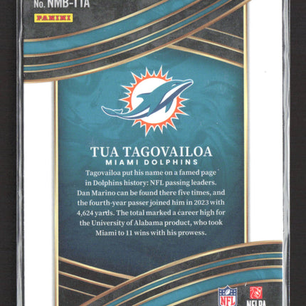 2024 Panini Select Numbers Tua Tagovailoa #NMB-TTA