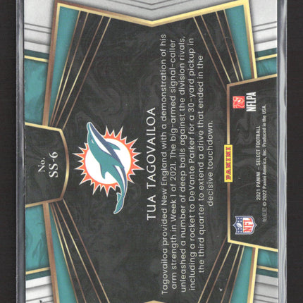 2022 Panini Select Prizm Tua Tagovailoa #SS-6 silver