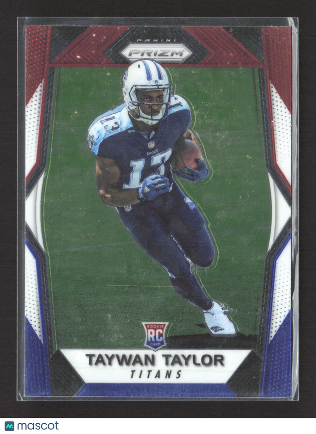 2017 Panini Prizm Taywan Taylor #213 Red White Blue RC