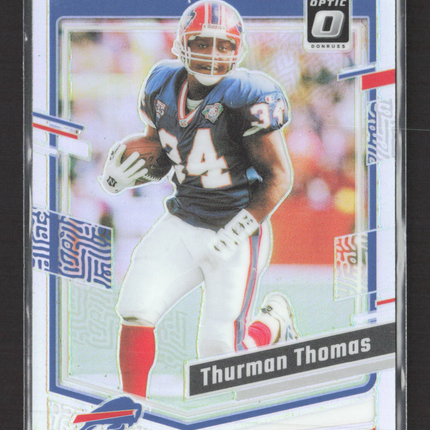 2023 Panini Donruss Optic Thurman Thomas #24 holo
