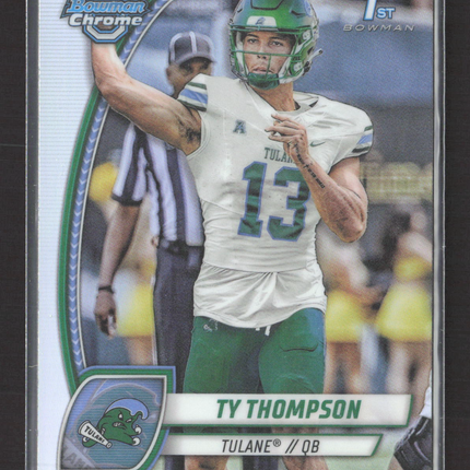 2024 Bowman Chrome University Ty Thompson #179 Refractor