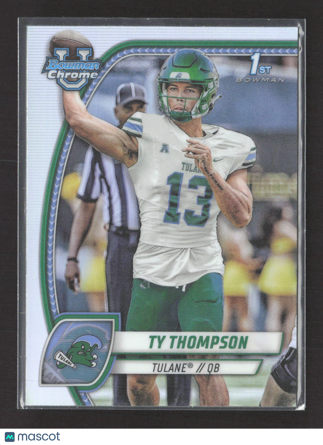 2024 Bowman Chrome University Ty Thompson #179 Refractor