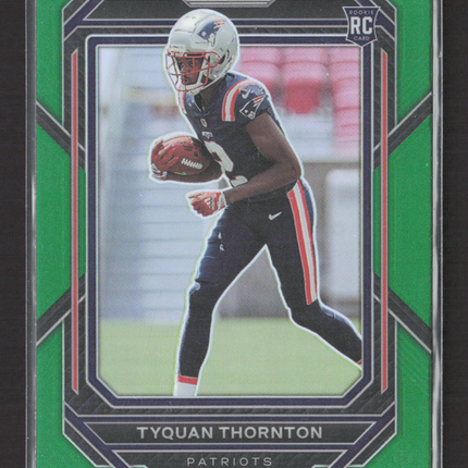 2023 Panini Prizm Tyquan Thornton #328 Green RC