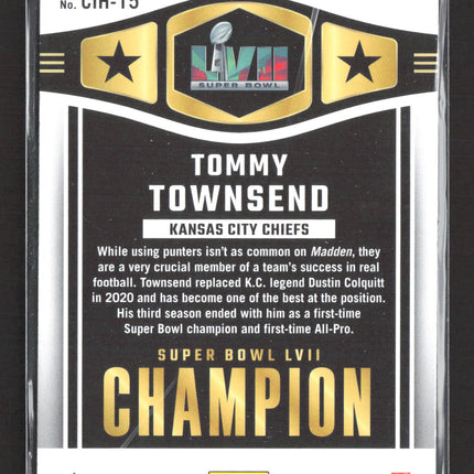 2023 Panini Donruss Champ Is Here Tommy Townsend #CIH-15